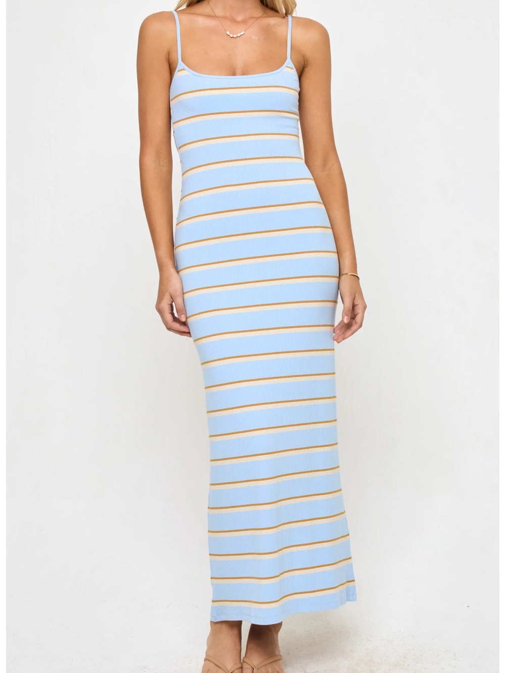 LSPACE Jordana Rib Cover-Up Maxi Dress M